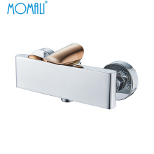 hot sale wall mounted bathroom faucet brass body zinc handle up design hot and cold luxury carved pattern shower faucet